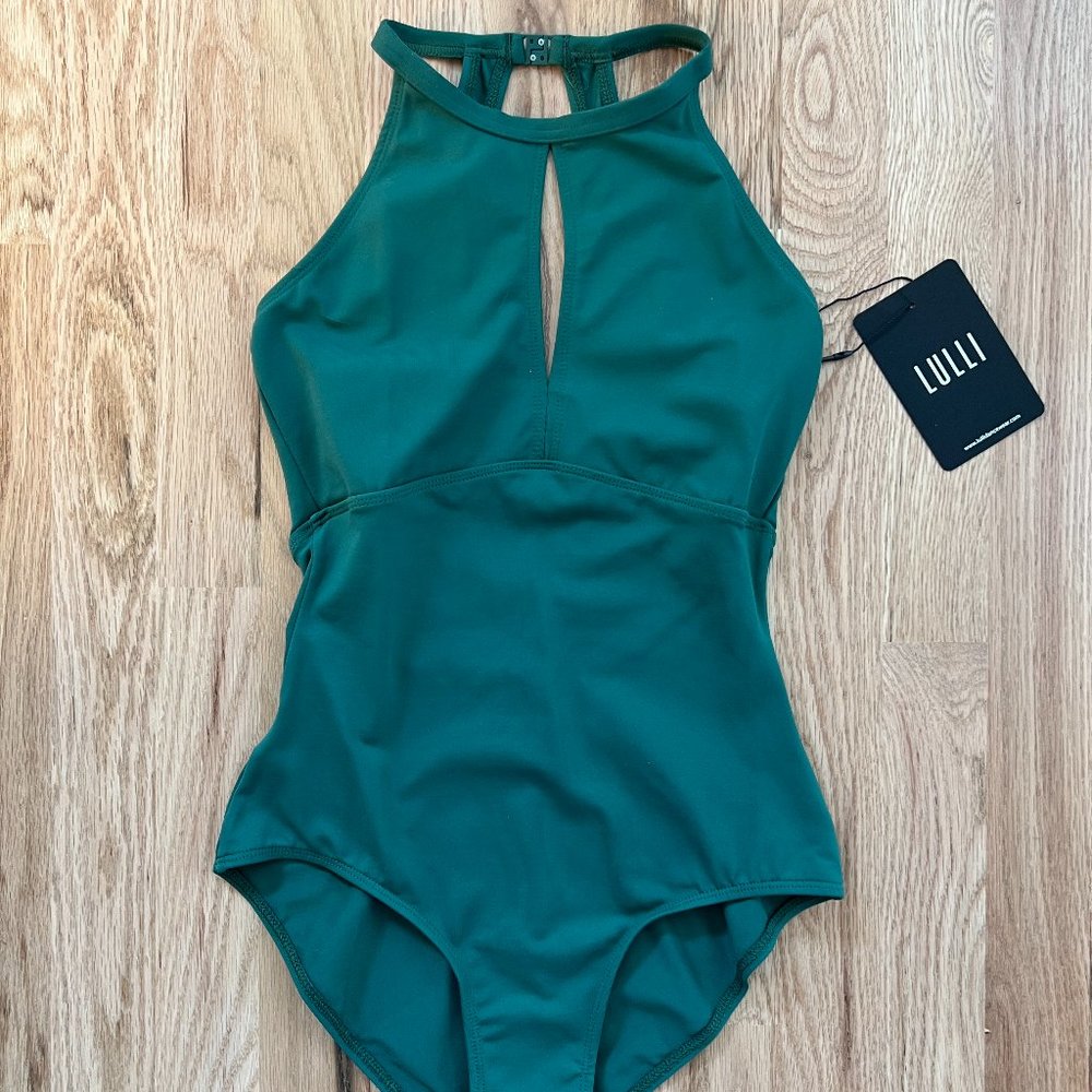 Lulli M halter neck leotard NWT
